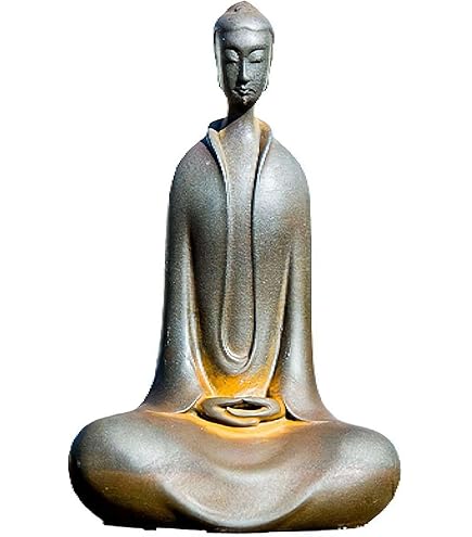 Amazon.com: Japanese Iron Zazen Buddha,Cast Iron Monk Figurine